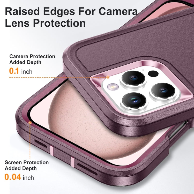 For iPhone 16 Pro Life Waterproof Rugged Phone Case(Purple + Pink) - iPhone 16 Pro Cases by PMC TechLife | Online Shopping South Africa | PMC TechLife | Buy Now Pay Later Mobicred