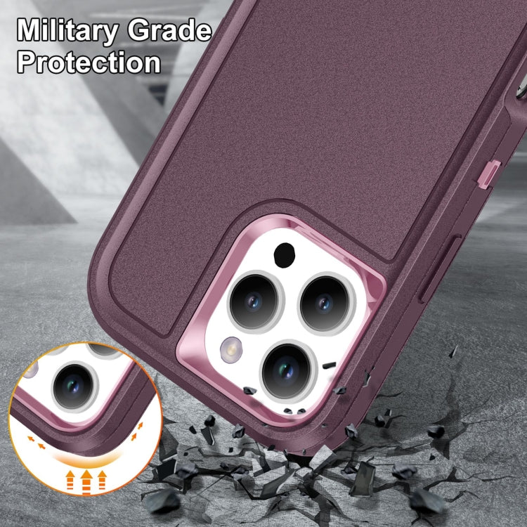 For iPhone 16 Pro Life Waterproof Rugged Phone Case(Purple + Pink) - iPhone 16 Pro Cases by PMC TechLife | Online Shopping South Africa | PMC TechLife | Buy Now Pay Later Mobicred