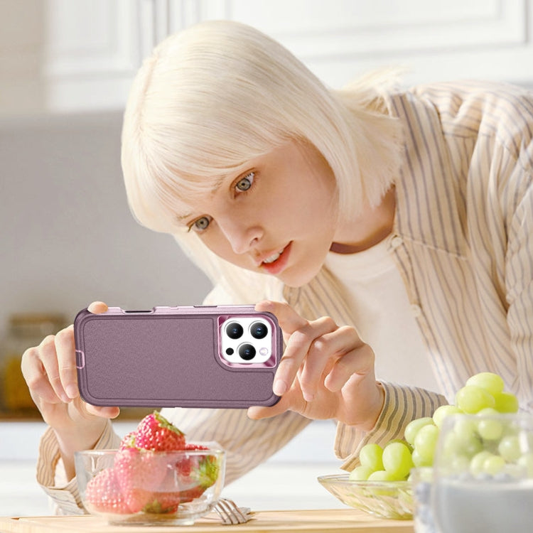 For iPhone 16 Pro Life Waterproof Rugged Phone Case(Purple + Pink) - iPhone 16 Pro Cases by PMC TechLife | Online Shopping South Africa | PMC TechLife | Buy Now Pay Later Mobicred