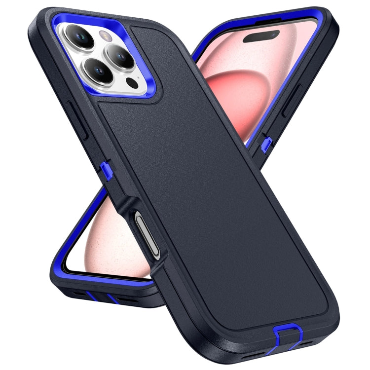 For iPhone 16 Plus Life Waterproof Rugged Phone Case(Dark Blue + Royal Blue) - iPhone 16 Plus Cases by PMC TechLife | Online Shopping South Africa | PMC TechLife | Buy Now Pay Later Mobicred