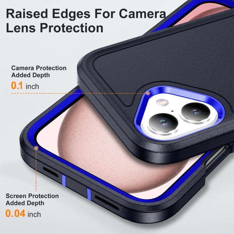 For iPhone 16 Plus Life Waterproof Rugged Phone Case(Dark Blue + Royal Blue) - iPhone 16 Plus Cases by PMC TechLife | Online Shopping South Africa | PMC TechLife | Buy Now Pay Later Mobicred