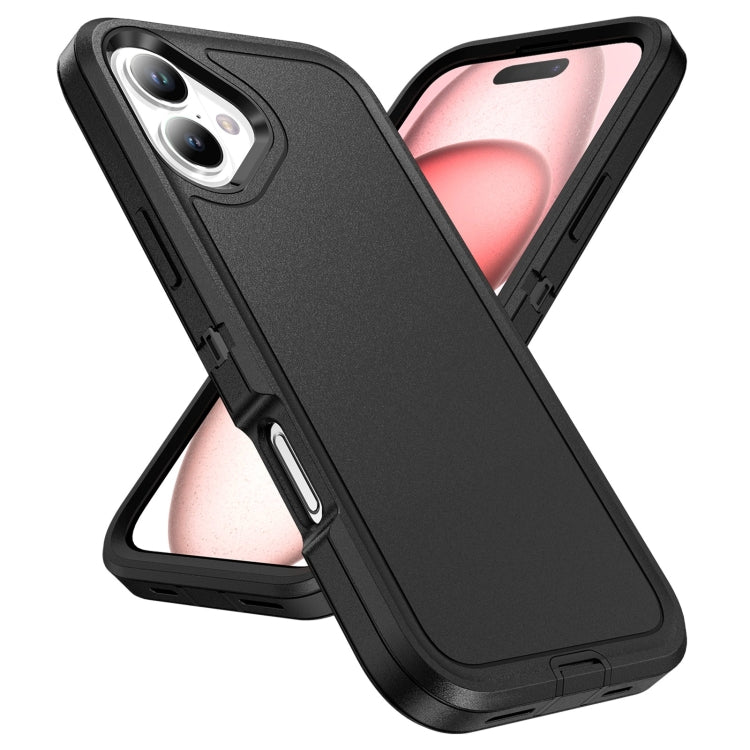 For iPhone 16 Life Waterproof Rugged Phone Case(Black) - iPhone 16 Cases by PMC TechLife | Online Shopping South Africa | PMC TechLife | Buy Now Pay Later Mobicred