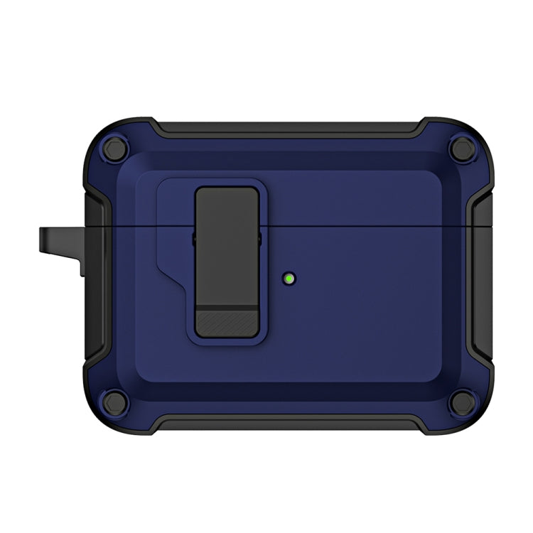 For AirPods Pro 2 TPU + PC Wireless Bluetooth Earphone Protective Case with Switch Lock & Hook(Royal Blue) - free shipping - PMC Jewellery - Order now!