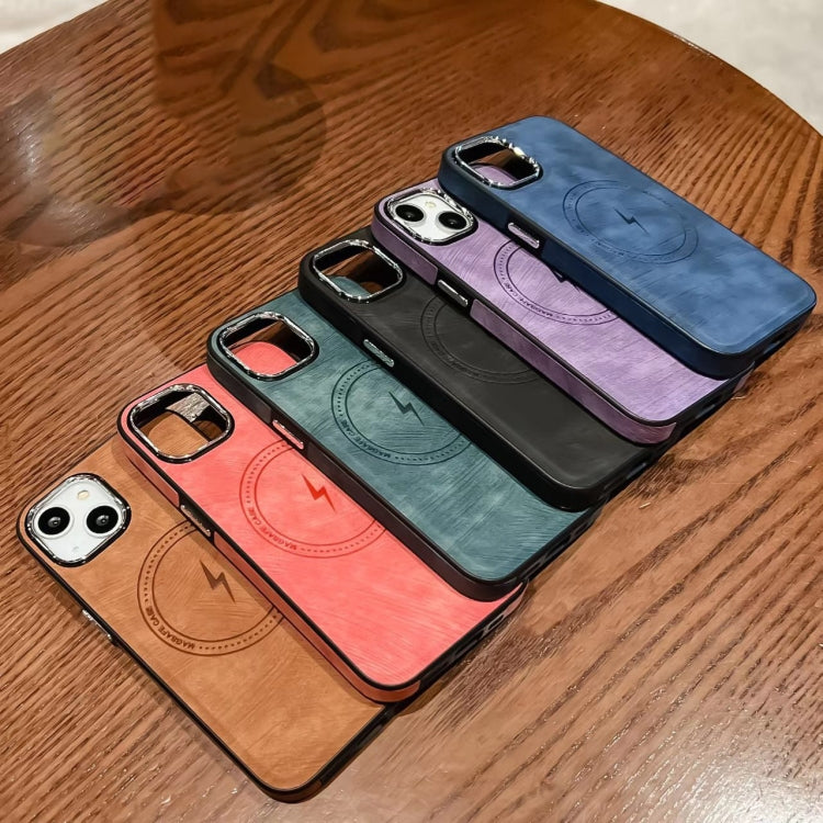 For iPhone 12 Pro Max Side PU Hybrid TPU Magsafe Phone Case(Light Purple) - free shipping - PMC TechLife - Order now!