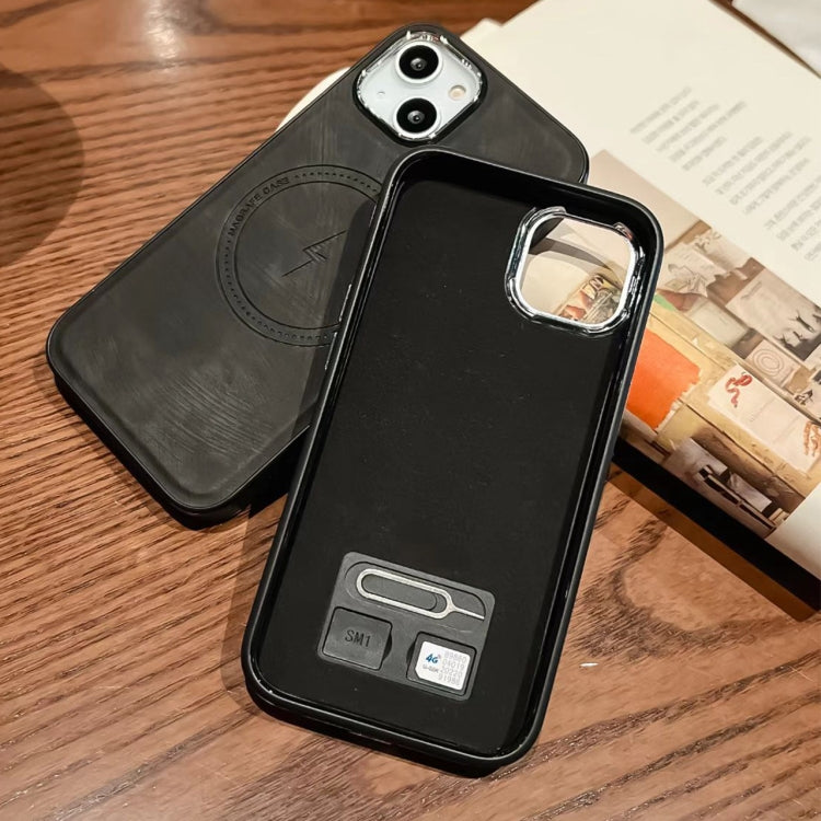 For iPhone 13 Side PU Hybrid TPU Magsafe Phone Case(Pink) - iPhone 13 Cases by PMC TechLife | Online Shopping South Africa | PMC TechLife | Buy Now Pay Later Mobicred