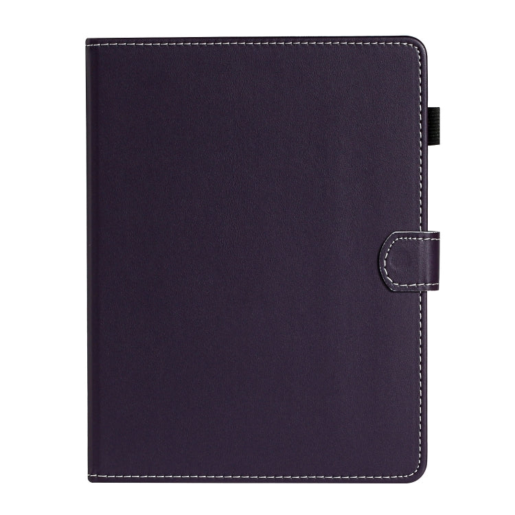 For 10 inch Universal Solid Color Horizontal Flip Leather Case with Card Slots & Holder & Pen Slot(Purple) - 10 - 11 inch by PMC TechLife | Online Shopping South Africa | PMC TechLife | Buy Now Pay Later Mobicred