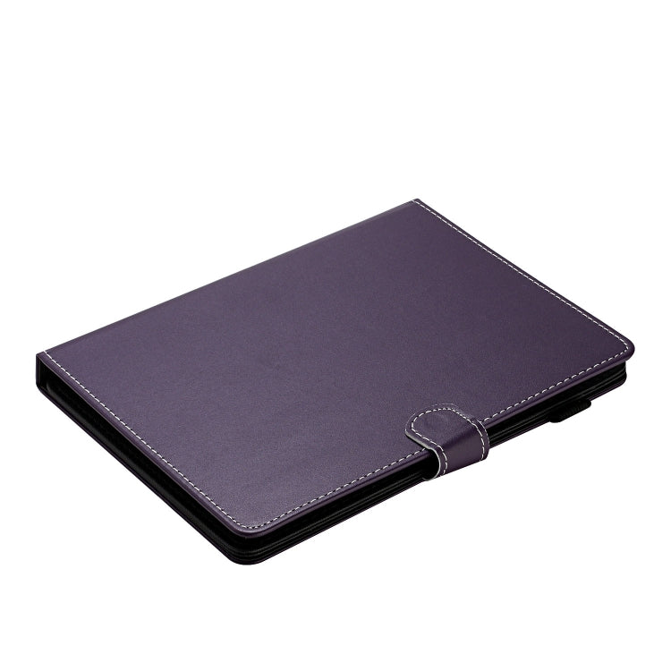 For 10 inch Universal Solid Color Horizontal Flip Leather Case with Card Slots & Holder & Pen Slot(Purple) - 10 - 11 inch by PMC TechLife | Online Shopping South Africa | PMC TechLife | Buy Now Pay Later Mobicred