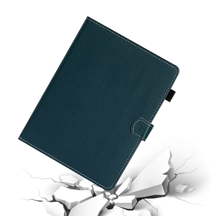 For 10 inch Universal Solid Color Horizontal Flip Leather Case with Card Slots & Holder & Pen Slot(Dark Green) - free shipping - PMC TechLife - Order now!