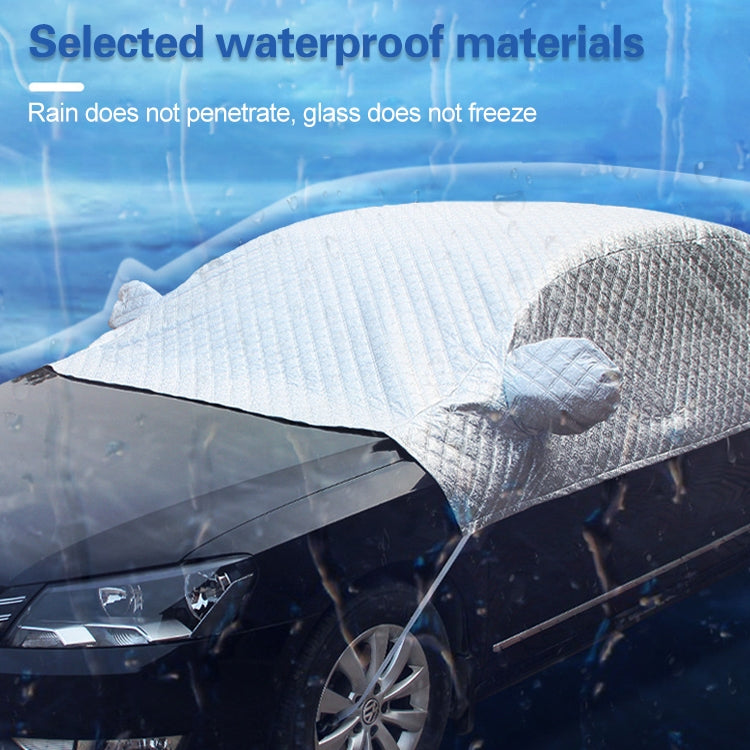 Car Half-cover Car Clothing Sunscreen Heat Insulation Sun Nisor, Aluminum Foil Size: 3.6x1.6x1.5m - Window Foils & Solar Protection by PMC TechLife | Online Shopping South Africa | PMC TechLife | Buy Now Pay Later Mobicred