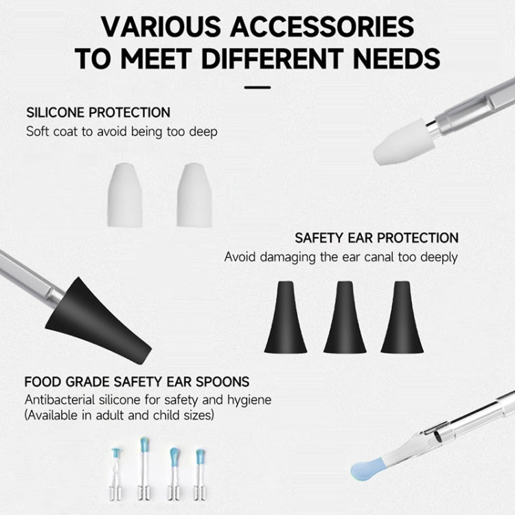 C02 Visible Ear Spoon with 4.5 inch Sreen -  by PMC TechLife | Online Shopping South Africa | PMC TechLife | Buy Now Pay Later Mobicred