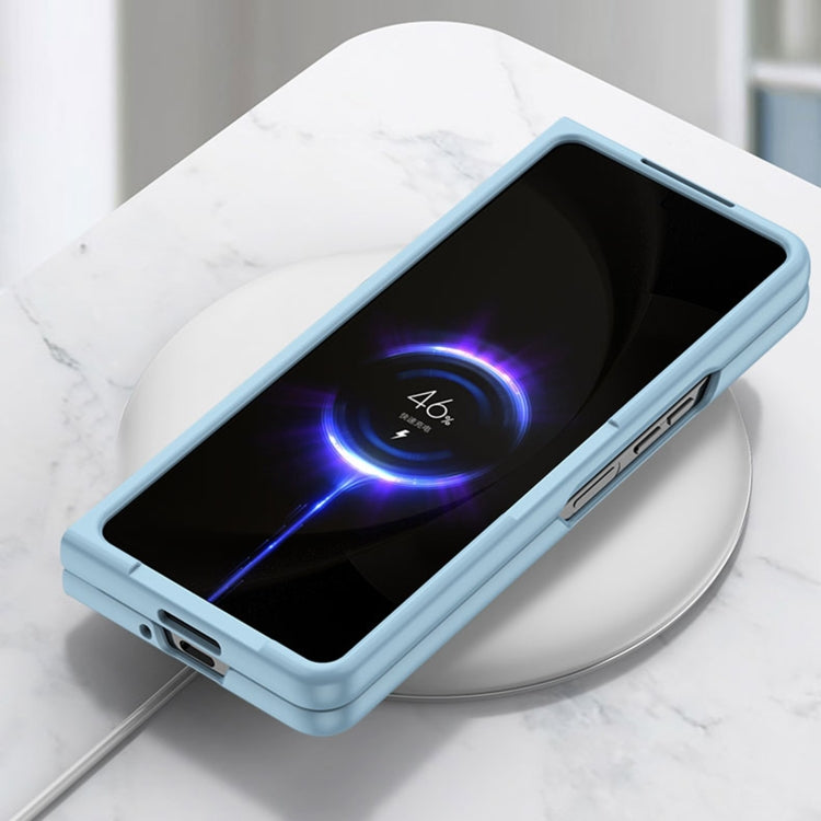 For Samsung Galaxy Z Fold5 Skin Feel PC Phone Case with Pen Slots, Not Included Pen(Purple) - Galaxy Z Fold5 Cases by PMC TechLife | Online Shopping South Africa | PMC TechLife