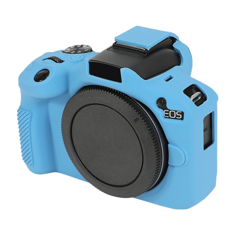 For Canon EOS R50 Soft Silicone Protective Case(Dark Blue) - Protective Case by PMC TechLife | Online Shopping South Africa | PMC TechLife