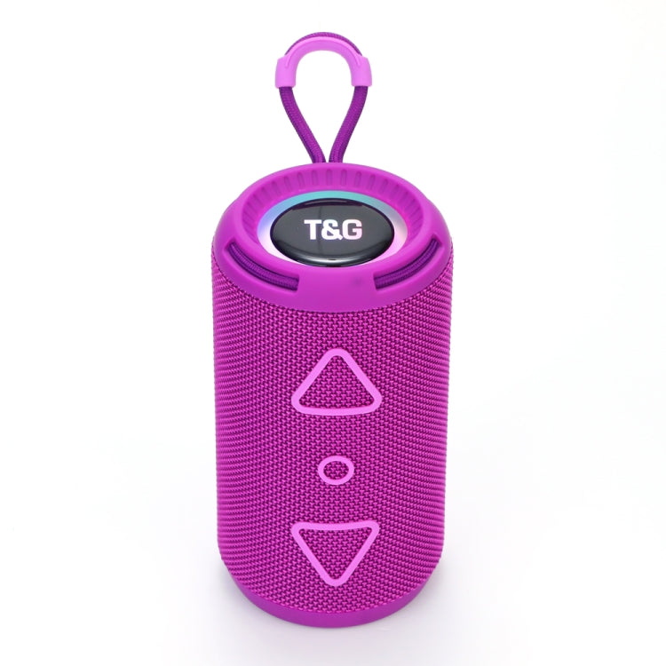 T&G TG-656 Portable Wireless 3D Stereo Subwoofer Bluetooth Speaker Support FM / LED Atmosphere Light(Purple) - free shipping - PMC Jewellery - Order now!