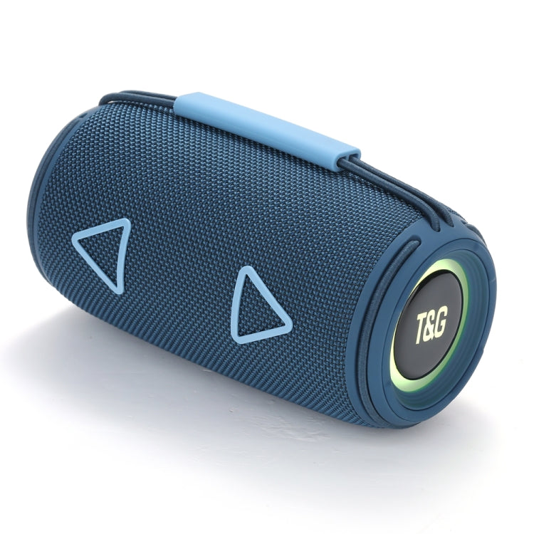 T&G TG-657 Portable Wireless 3D Stereo Subwoofer Bluetooth Speaker Support FM / LED Atmosphere Light(Blue) - free shipping - PMC Jewellery - Order now!