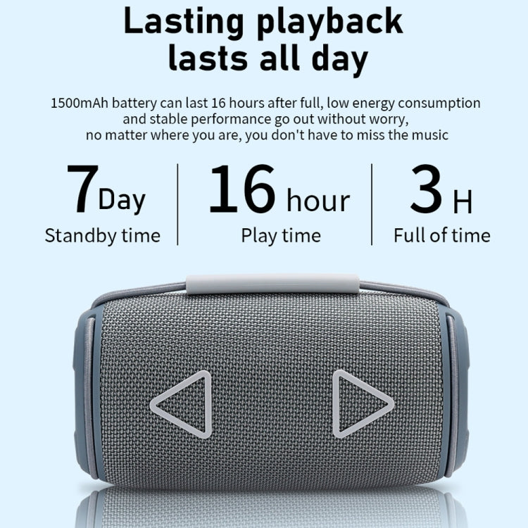 T&G TG-657 Portable Wireless 3D Stereo Subwoofer Bluetooth Speaker Support FM / LED Atmosphere Light(Red) - free shipping - PMC Jewellery - Order now!