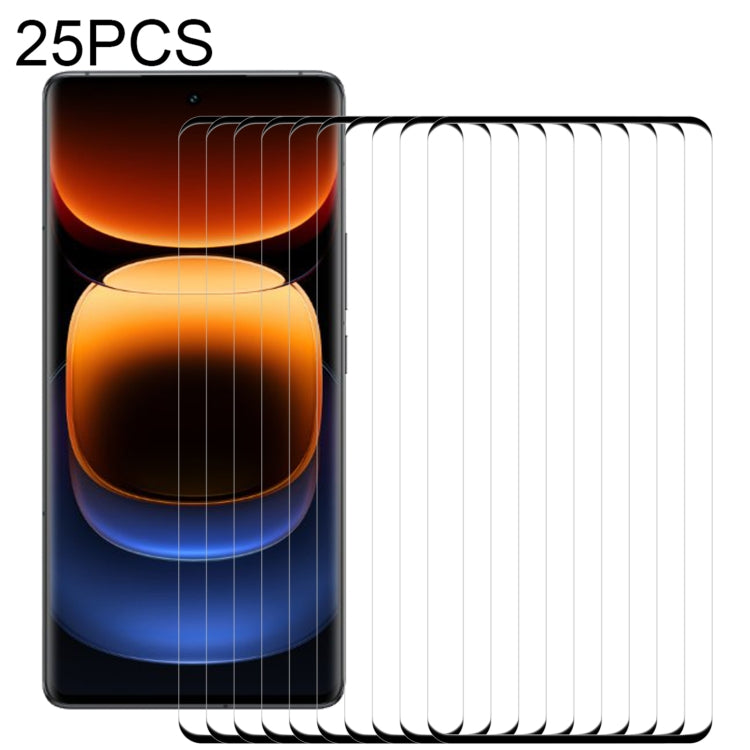 For vivo iQOO 12 Pro 25pcs 3D Curved Edge Full Screen Tempered Glass Film - iQOO 12 Pro Tempered Glass by PMC TechLife | Online Shopping South Africa | PMC TechLife | Buy Now Pay Later Mobicred