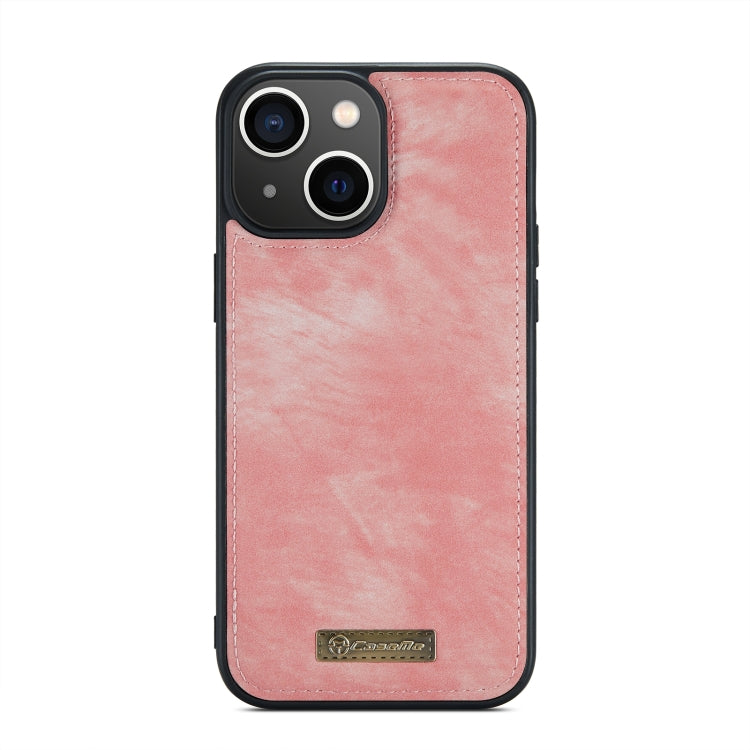 For iPhone 15 Plus CaseMe 008 Detachable Multifunctional Leather Phone Case(Pink) - free shipping - PMC Jewellery - Order now!
