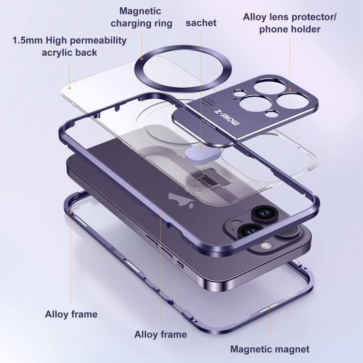For iPhone 16 Pro Max Aromatherapy Holder Single-sided MagSafe Magnetic Phone Case(Black) - free shipping - PMc TechLife - Order now!