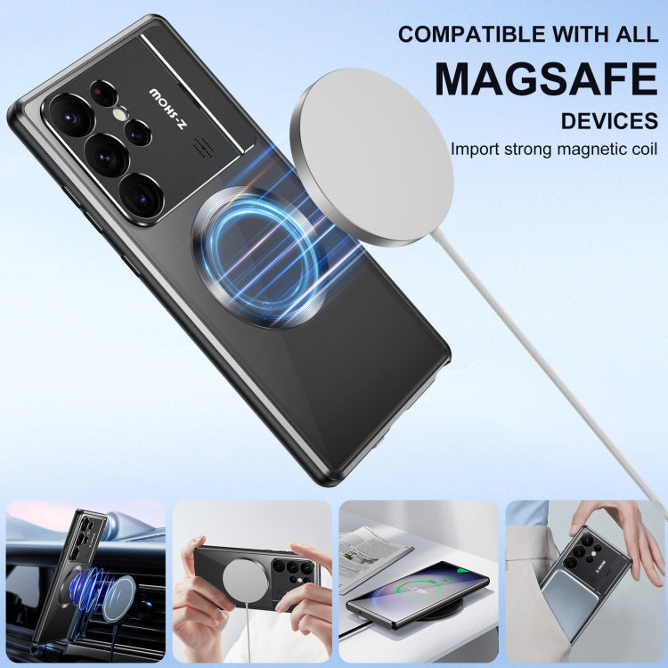 For Samsung Galaxy S24 Ultra 5G Aromatherapy Holder Single-sided MagSafe Magnetic Phone Case(Purple) - Galaxy S24 Ultra 5G Cases by PMC TechLife | Online Shopping South Africa | PMC TechLife