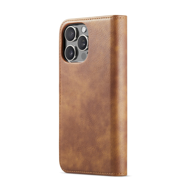 For iPhone 16 Pro Max DG.MING Crazy Horse Texture Detachable Magnetic Leather Phone Case(Brown) - free shipping - PMC Jewellery - Order now!