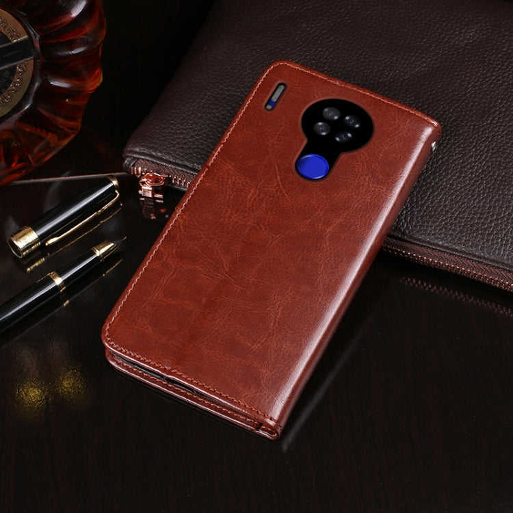For Blackview A80 idewei Crazy Horse Texture Horizontal Flip Leather Case with Holder & Card Slots & Wallet(Dark Blue) - More Brand by idewei | Online Shopping South Africa | PMC TechLife | Buy Now Pay Later Mobicred