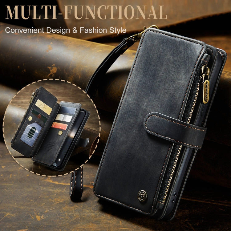 For iPhone 15 CaseMe C30 Multifunctional Leather Phone Case(Black) - free shipping - PMC Jewellery - Order now!