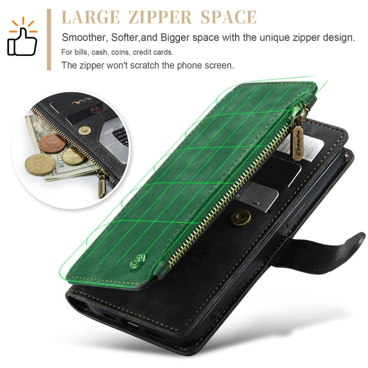 For iPhone 15 CaseMe C30 Multifunctional Leather Phone Case(Black) - free shipping - PMC Jewellery - Order now!