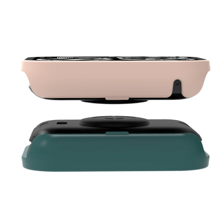For Xiaomi Mi Band 8 Pro PC + Tempered Film Integrated Watch Protective Case(Dark Green) - Watch Cases by PMC TechLife | Online Shopping South Africa | PMC TechLife