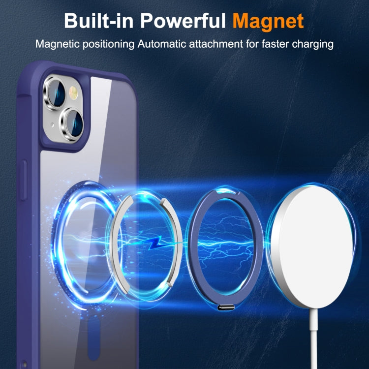 For iPhone 15 Plus MagSafe Magnetic Rotating Holder Phone Case(Klein Blue) - iPhone 15 Plus Cases by PMC TechLife | Online Shopping South Africa | PMC TechLife