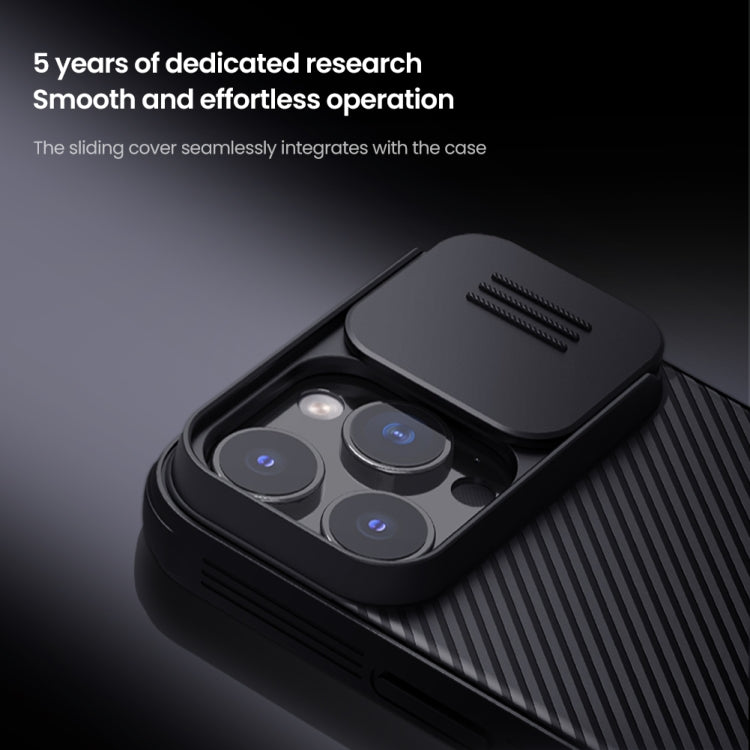 For iPhone 16 Pro Max NILLKIN CamShield Pro Magnetic Magsafe Phone Case(Black) - free shipping - PMC Jewellery - Order now!