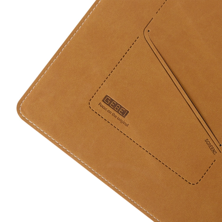 For iPad Pro 11 inch (2020) GEBEI PU+TPU Horizontal Flip Protective Tablet Case with Holder & Card Slots(Brown) - free shipping - PMc TechLife - Order now!