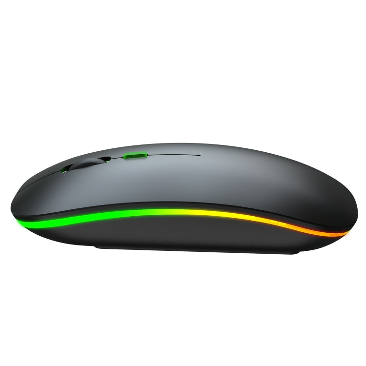 HXSJ M40 2.4GHZ 800,1200,1600dpi Third Gear Adjustment Colorful Wireless Mouse USB Rechargeable(Black) - free shipping - PMC TechLife - Order now!