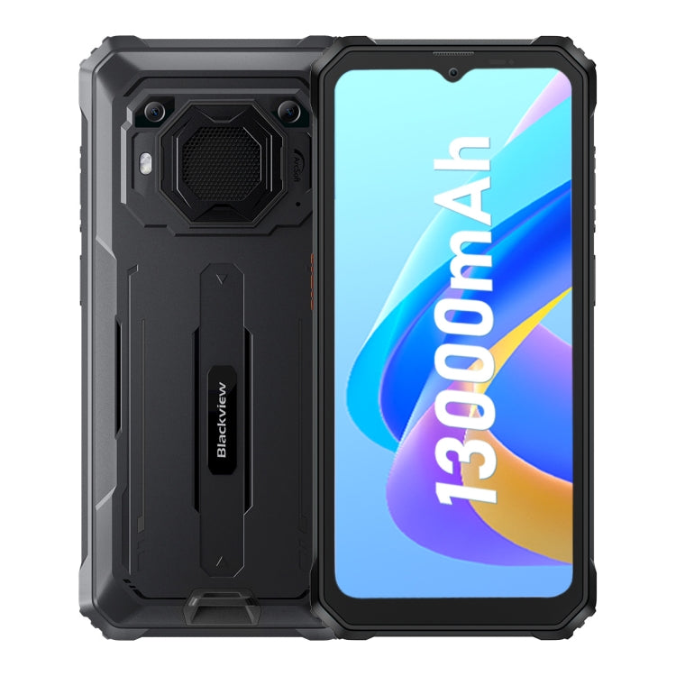Blackview BV6200 Pro, 6GB+128GB, IP68/IP69K/MIL-STD-810H, 6.56 inch Android 13 MediaTek Helio P35 Octa Core, Network: 4G, OTG(Black) - free shipping - PMC TechLife - Order now!