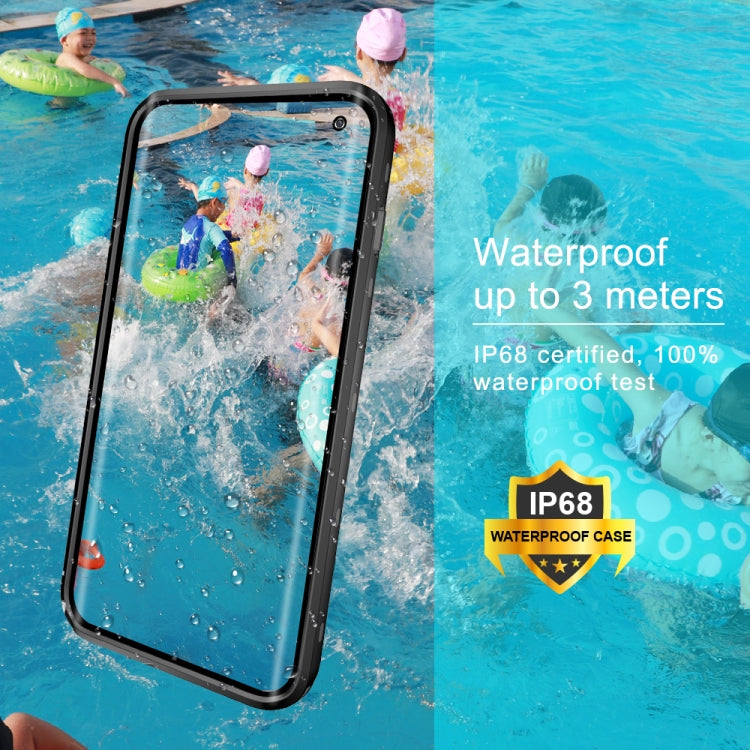 For Samsung Galaxy S10 RedPepper Transparent Dot Shockproof Waterproof PC + TPU Protective Case(Black) - free shipping - PMc TechLife - Order now!
