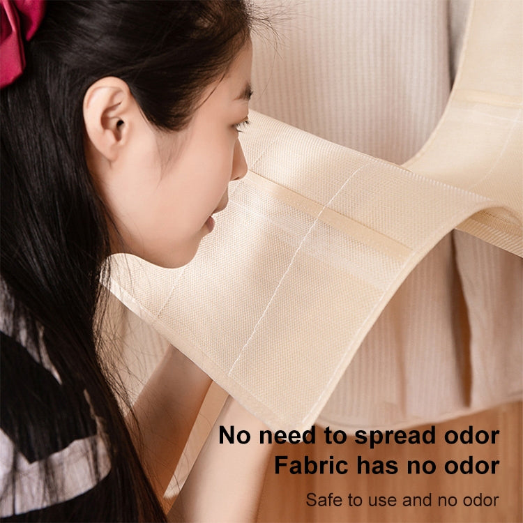 5+10 Grids Underwear Storage Bag Non-woven Double-sided Hanging Storage Bag(Grey) - Storage Bags by PMC TechLife | Online Shopping South Africa | PMC TechLife | Buy Now Pay Later Mobicred