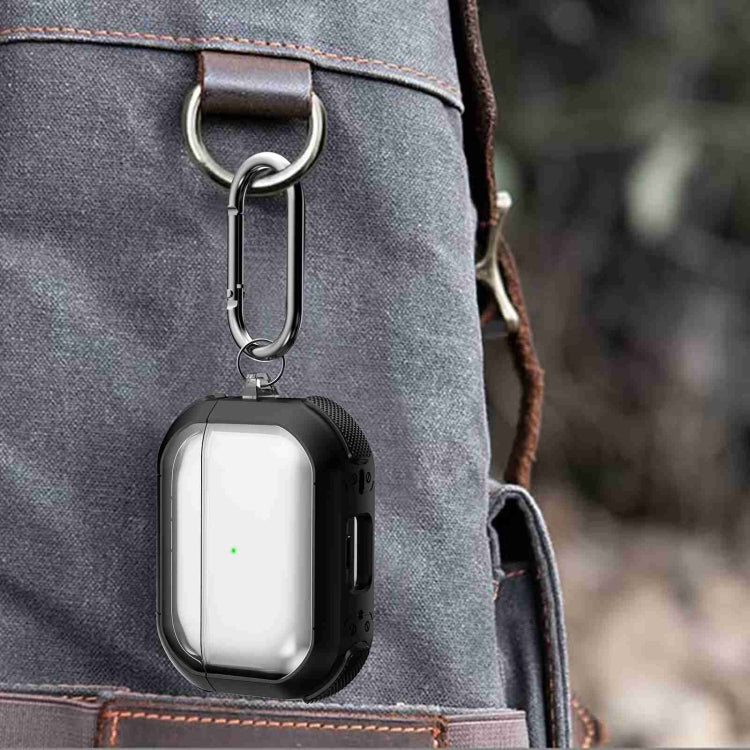 For AirPods 3 Thunder Transparent Armor Wireless Earphones Protective Case(Gold) - For AirPods 3 by PMC Jewellery | Online Shopping South Africa | PMC Jewellery | Buy Now Pay Later Mobicred