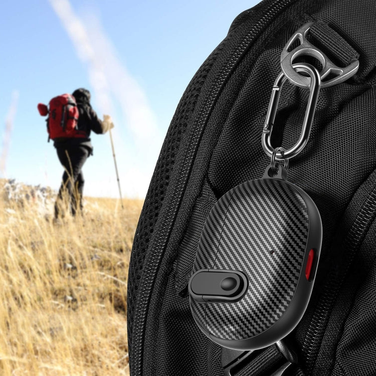 For Beats Studio Buds Switch Carbon Fiber Wireless Earphones Protective Case(Black Green) - Other Case by PMC Jewellery | Online Shopping South Africa | PMC Jewellery | Buy Now Pay Later Mobicred