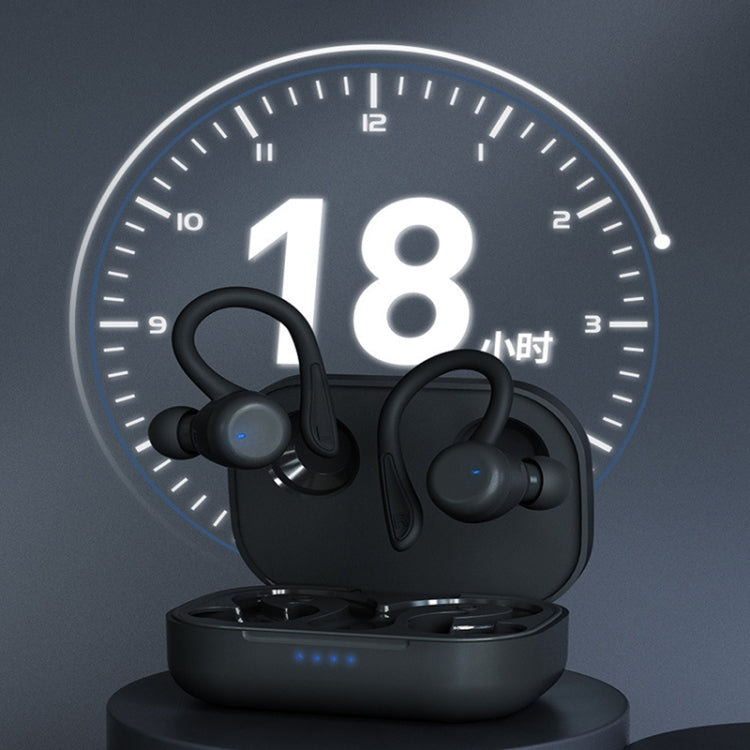 T&G T40 TWS IPX6 Waterproof Hanging Ear Wireless Bluetooth Earphones with Charging Box(Blue) - free shipping - PMC Jewellery - Order now!