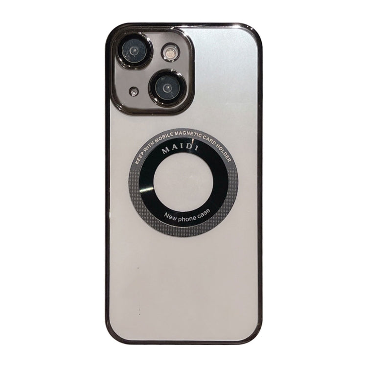 For iPhone 13 Magsafe Electroplate PC Phone Case(Black) - iPhone 13 Cases by PMC TechLife | Online Shopping South Africa | PMC TechLife