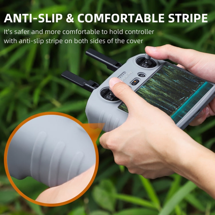 For DJI RC 2 Sunnylife Remote Control Shockproof Anti-scratch Silicone Case(Black) - free shipping - PMC TechLife - Order now!