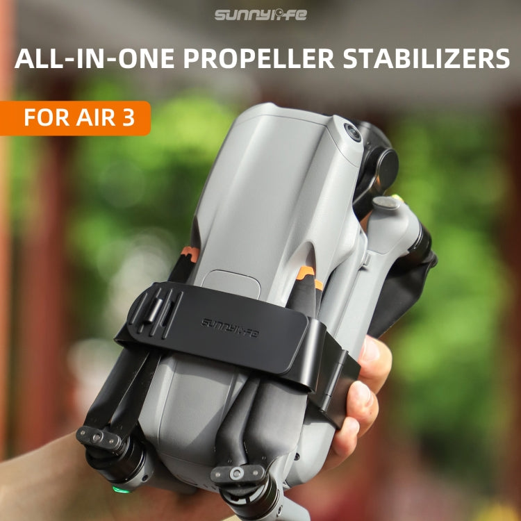 For DJI Air 3S / Air 3 Sunnylife SJ663 Blade Holder Fixed Propeller Fixer Guard(Black) - Other by Sunnylife | Online Shopping South Africa | PMC TechLife | Buy Now Pay Later Mobicred