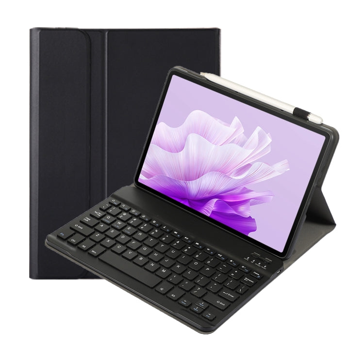 For Huawei MatePad Air 11.5 inch 2023 AH14 Lambskin Texture Ultra-thin Detachable Bluetooth Keyboard Leather Case(Black) - Huawei Keyboard by PMC TechLife | Online Shopping South Africa | PMC TechLife