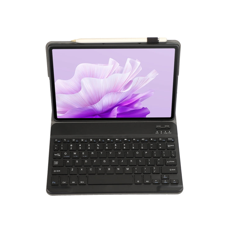 For Huawei MatePad Air 11.5 inch 2023 AH14 Lambskin Texture Ultra-thin Detachable Bluetooth Keyboard Leather Case(Black) - Huawei Keyboard by PMC TechLife | Online Shopping South Africa | PMC TechLife