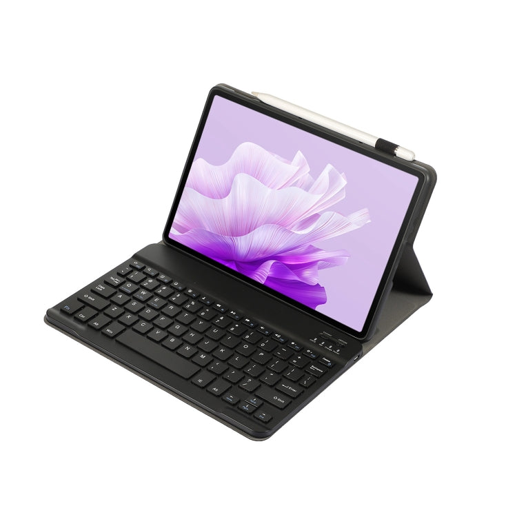 For Huawei MatePad Air 11.5 inch 2023 AH14 Lambskin Texture Ultra-thin Detachable Bluetooth Keyboard Leather Case(Black) - Huawei Keyboard by PMC TechLife | Online Shopping South Africa | PMC TechLife