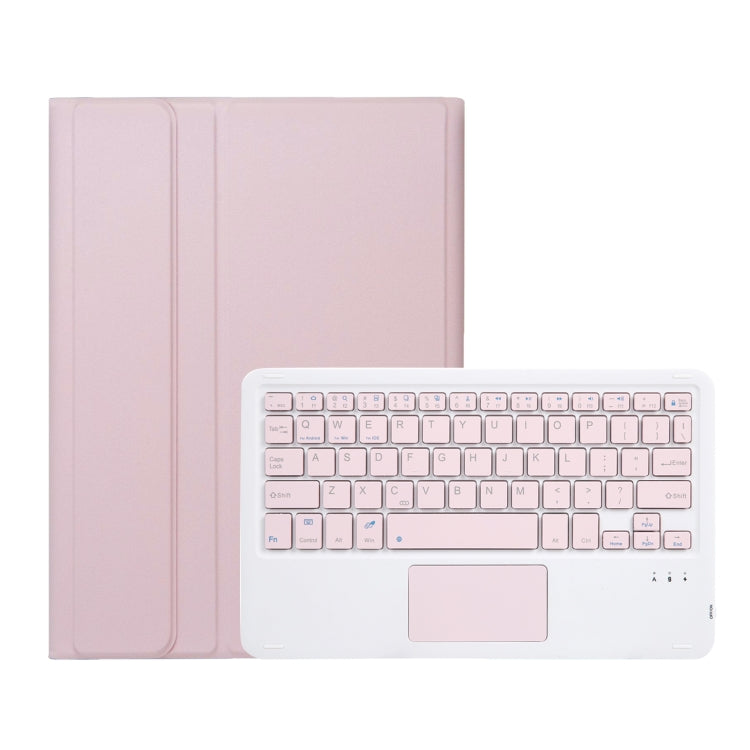 For Huawei MatePad Air 11.5 inch 2023 AH14-A Lambskin Texture Ultra-thin Detachable Bluetooth Keyboard Leather Case with Touchpad(Pink) - Huawei Keyboard by PMC TechLife | Online Shopping South Africa | PMC TechLife