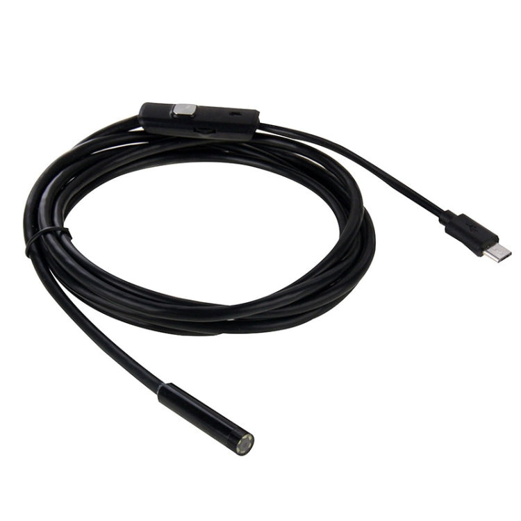 AN97 Waterproof Micro USB Endoscope Snake Tube Inspection Camera for Parts of OTG Function Android Mobile Phone, with 6 LEDs, Lens Diameter:8mm(Length: 1m) - free shipping - PMC Jewellery - Order now!