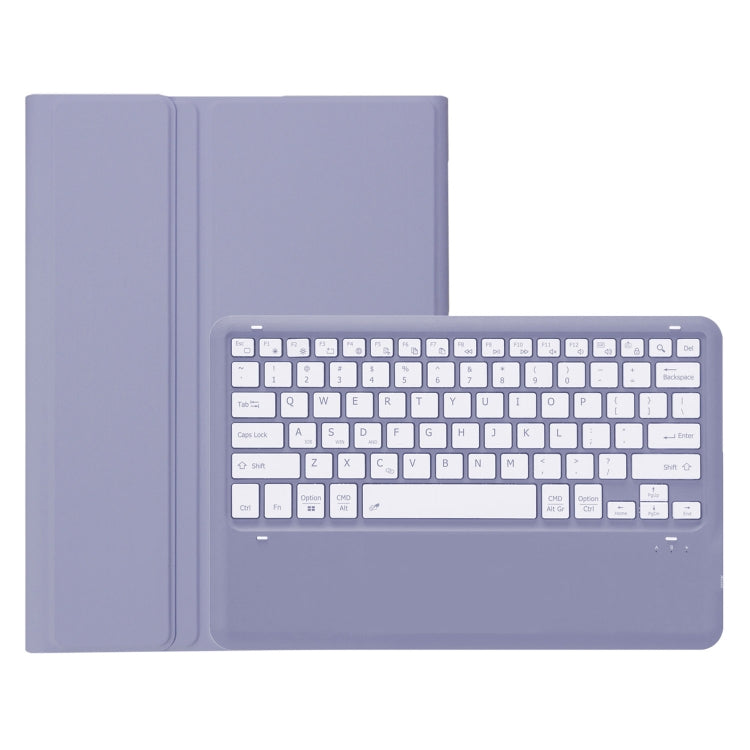 For Honor MagicPad 13 AH16 TPU Ultra-thin Detachable Bluetooth Keyboard Tablet Leather Case(Purple) - Huawei Keyboard by PMC TechLife | Online Shopping South Africa | PMC TechLife