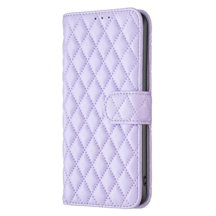 For Honor X9b/Magic6 Lite 5G Diamond Lattice Wallet Flip Leather Phone Case(Purple) - Honor Cases by PMC TechLife | Online Shopping South Africa | PMC TechLife | Buy Now Pay Later Mobicred