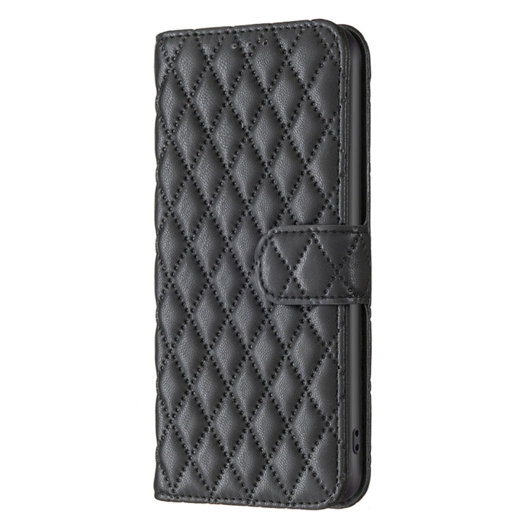 For Honor 200 Lite Global Diamond Lattice Wallet Flip Leather Phone Case(Black) - Honor Cases by PMC TechLife | Online Shopping South Africa | PMC TechLife | Buy Now Pay Later Mobicred