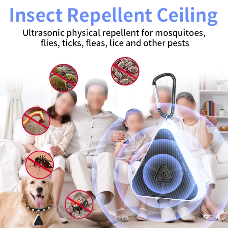 709 Outdoor Camping Ultrasonic Portable Mosquito Repeller(Black) - Outdoor Insect Repellent by PMC TechLife | Online Shopping South Africa | PMC TechLife | Buy Now Pay Later Mobicred